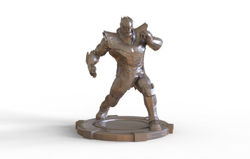 Thanos fight pose 3D print model_4