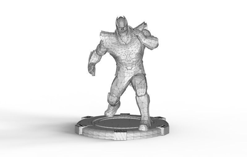 Thanos fight pose 3D print model_48
