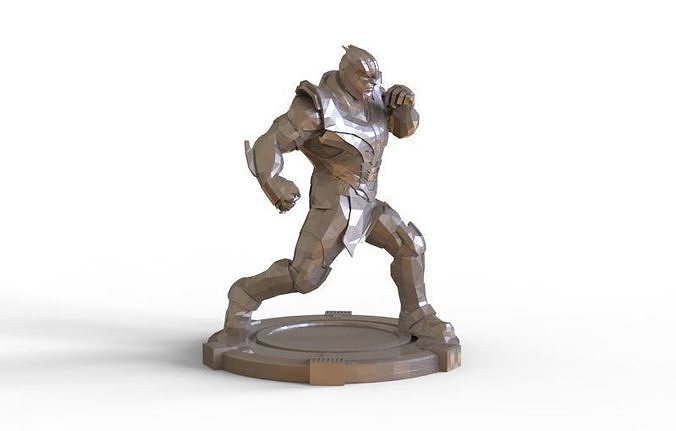Thanos fight pose 3D print model