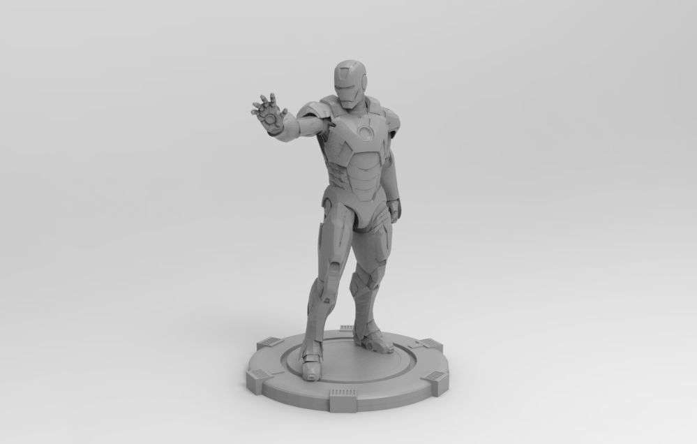 Iron Man 3D print model_7
