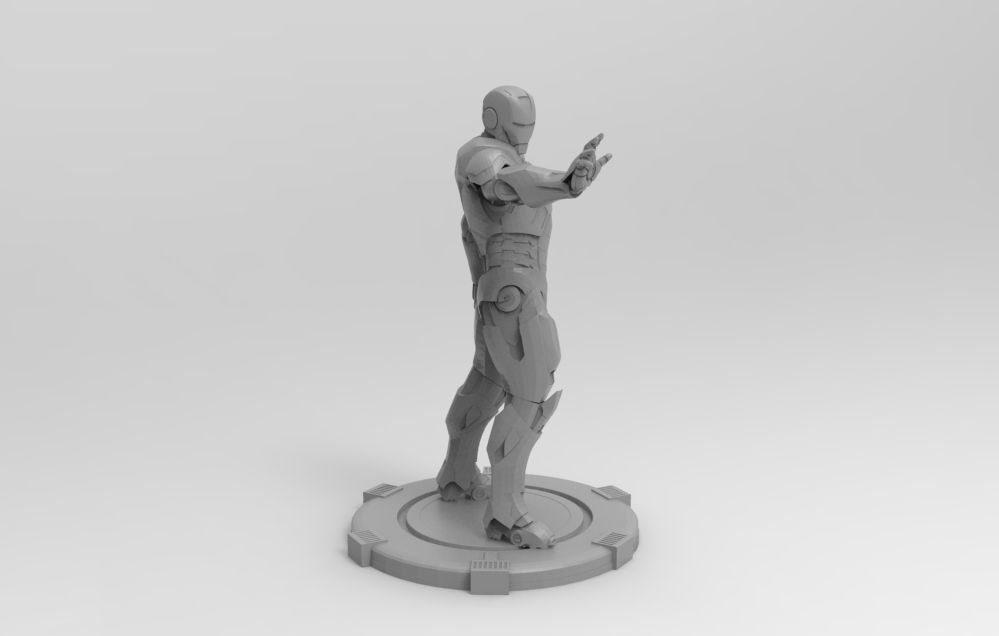 Iron Man 3D print model_4