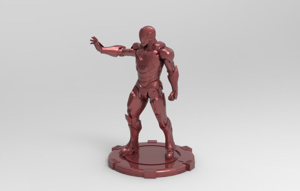 Iron Man 3D print model_29