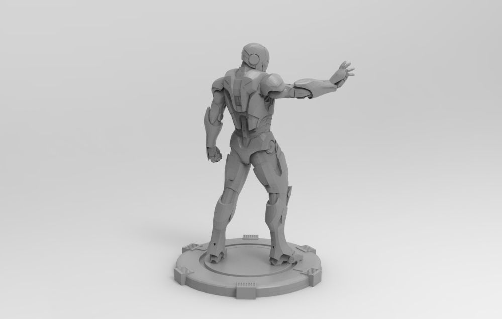 Iron Man 3D print model_1