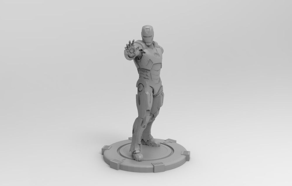 Iron Man 3D print model_6