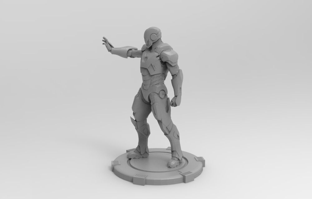 Iron Man 3D print model_10
