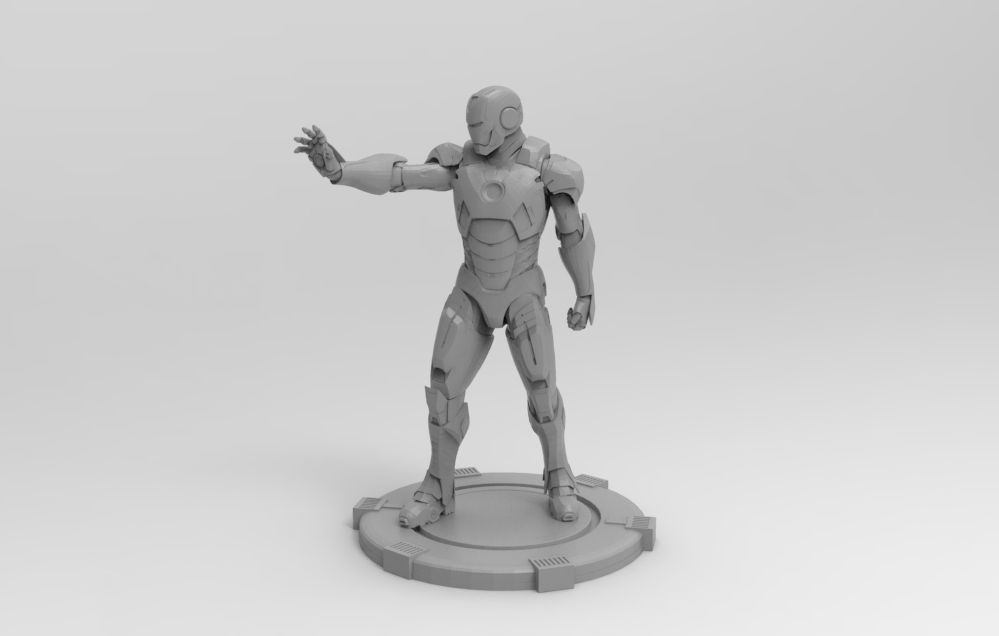 Iron Man 3D print model_9