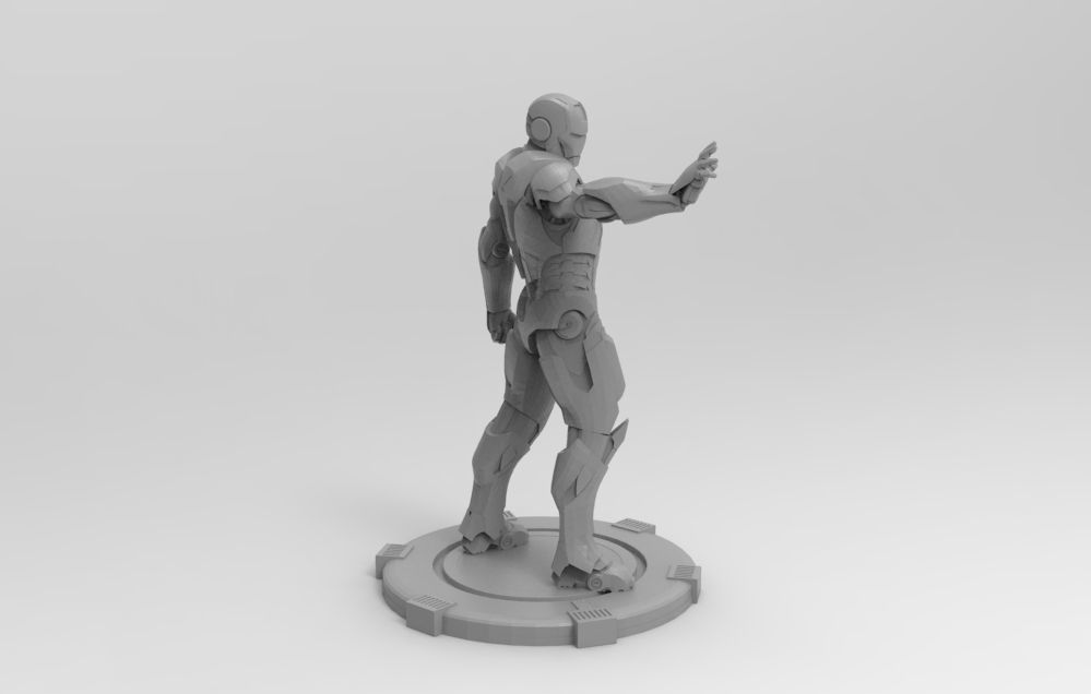 Iron Man 3D print model_3