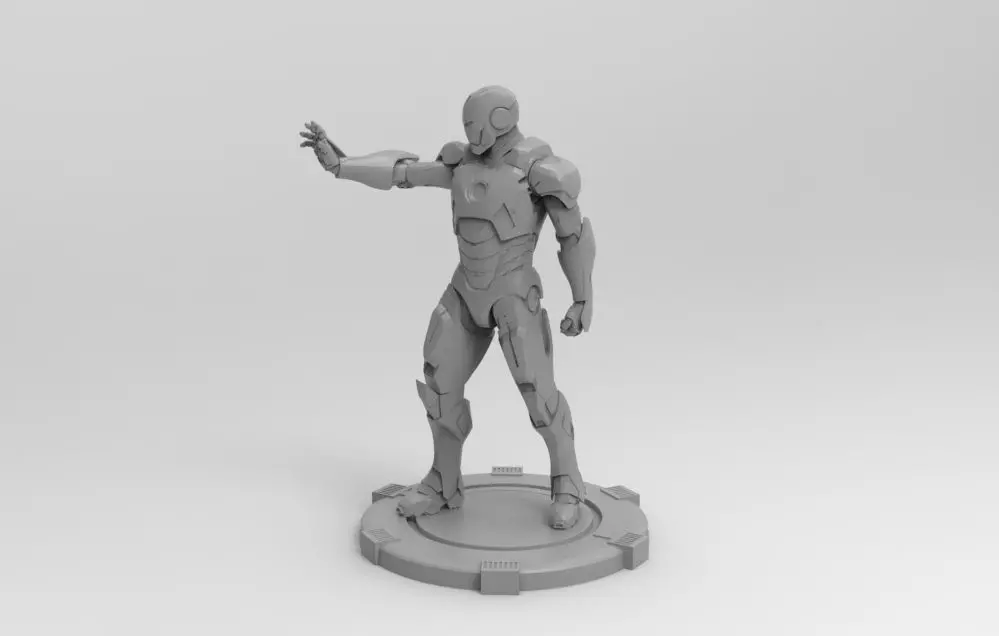 Iron Man 3D print model_0