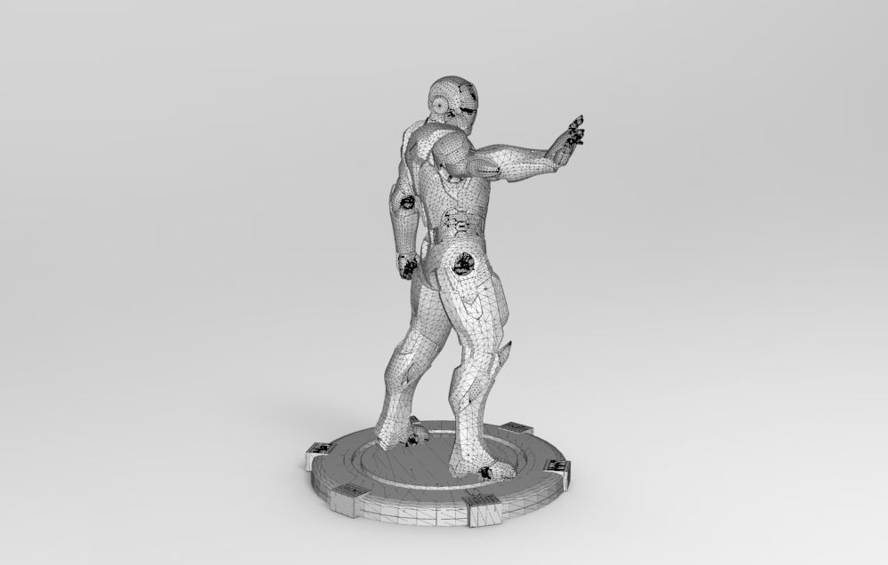 Iron Man 3D print model_46