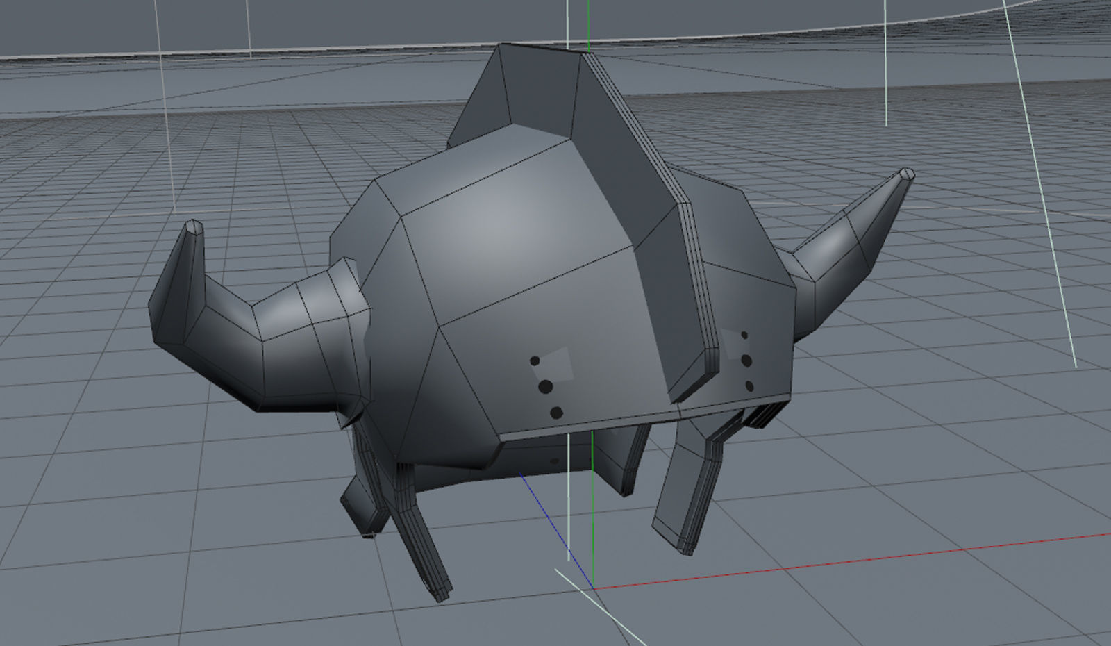 Bugle Helmet 3D model_6