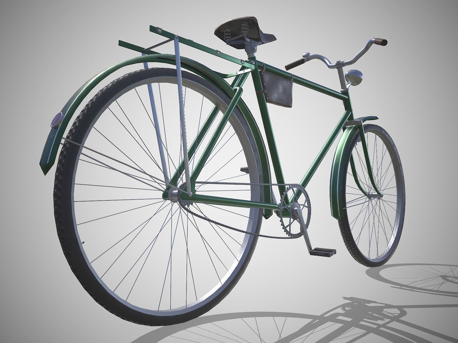 Customizable Vintage Bicycle - Updated for 2021 3D Model Collection_23