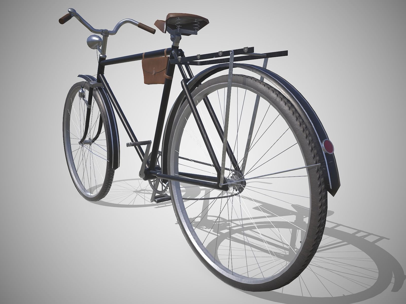 Customizable Vintage Bicycle - Updated for 2021 3D Model Collection_14