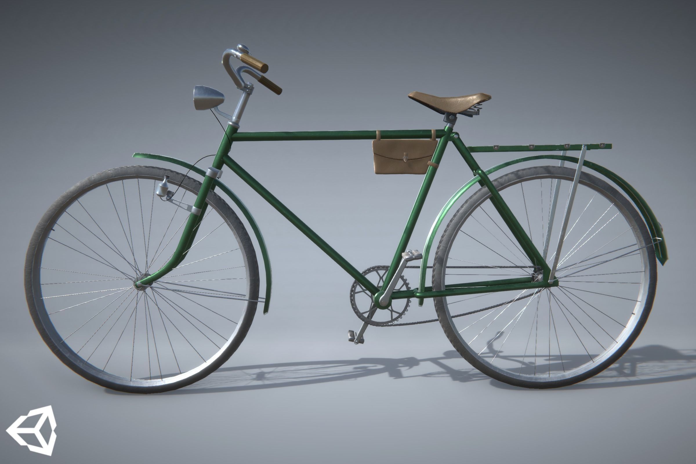 Customizable Vintage Bicycle - Updated for 2021 3D Model Collection_11