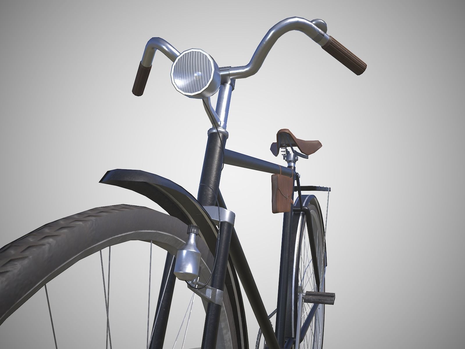 Customizable Vintage Bicycle - Updated for 2021 3D Model Collection_18