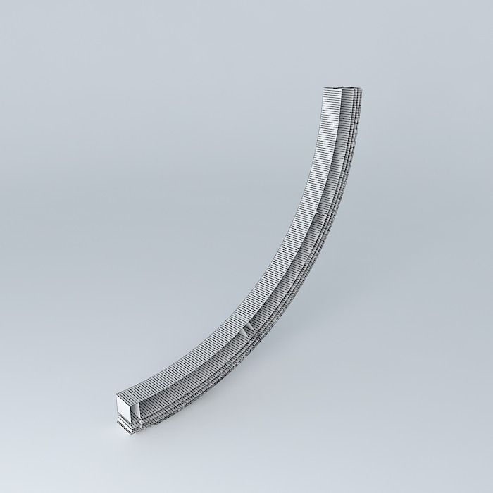 BTE Graviity wheel quarter section Free 3D model_3