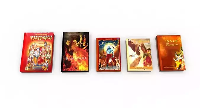 ramayana book 3d model