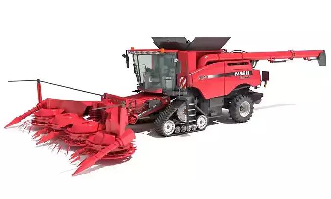 Case IH Tracked Combine 3D model