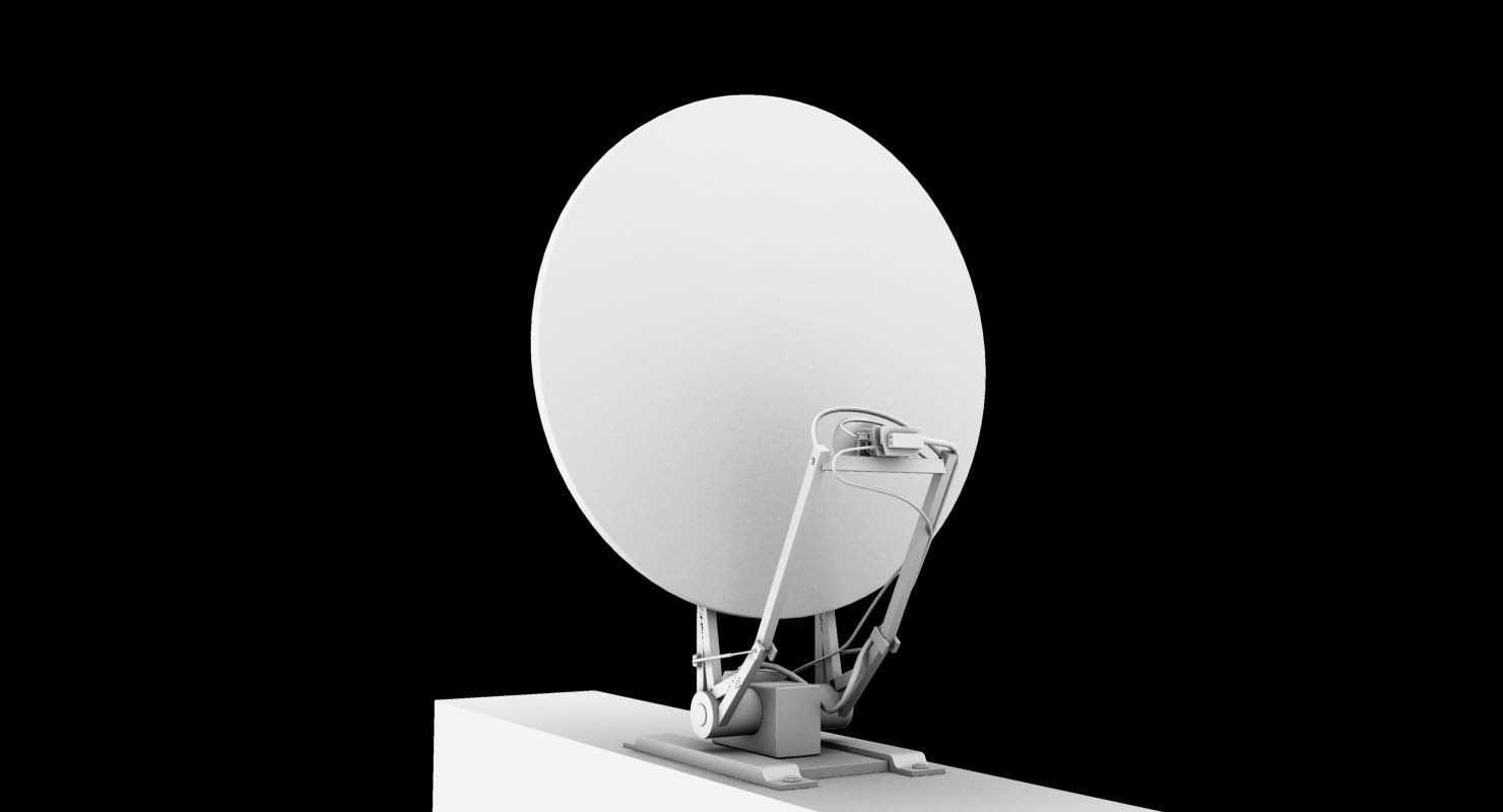 dish network satellite 3d model 3D model_2