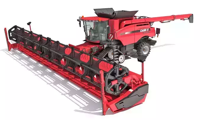 Tracked Combine Case 3D model