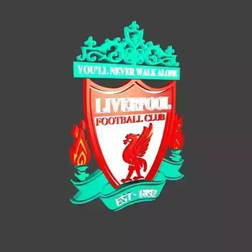LIVERPOOL FC 3D BADGE 3D model