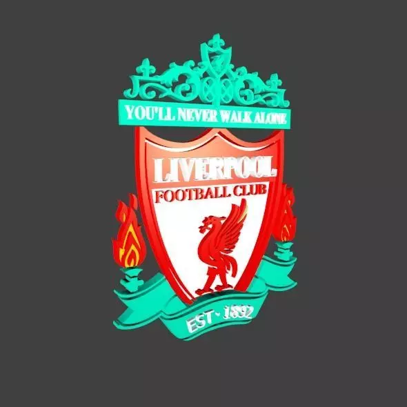 LIVERPOOL FC 3D BADGE 3D model_0