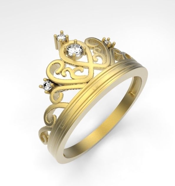Crow ring 3D print model_2
