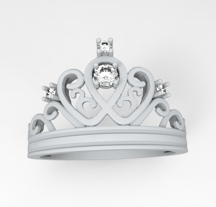 Crow ring 3D print model_8