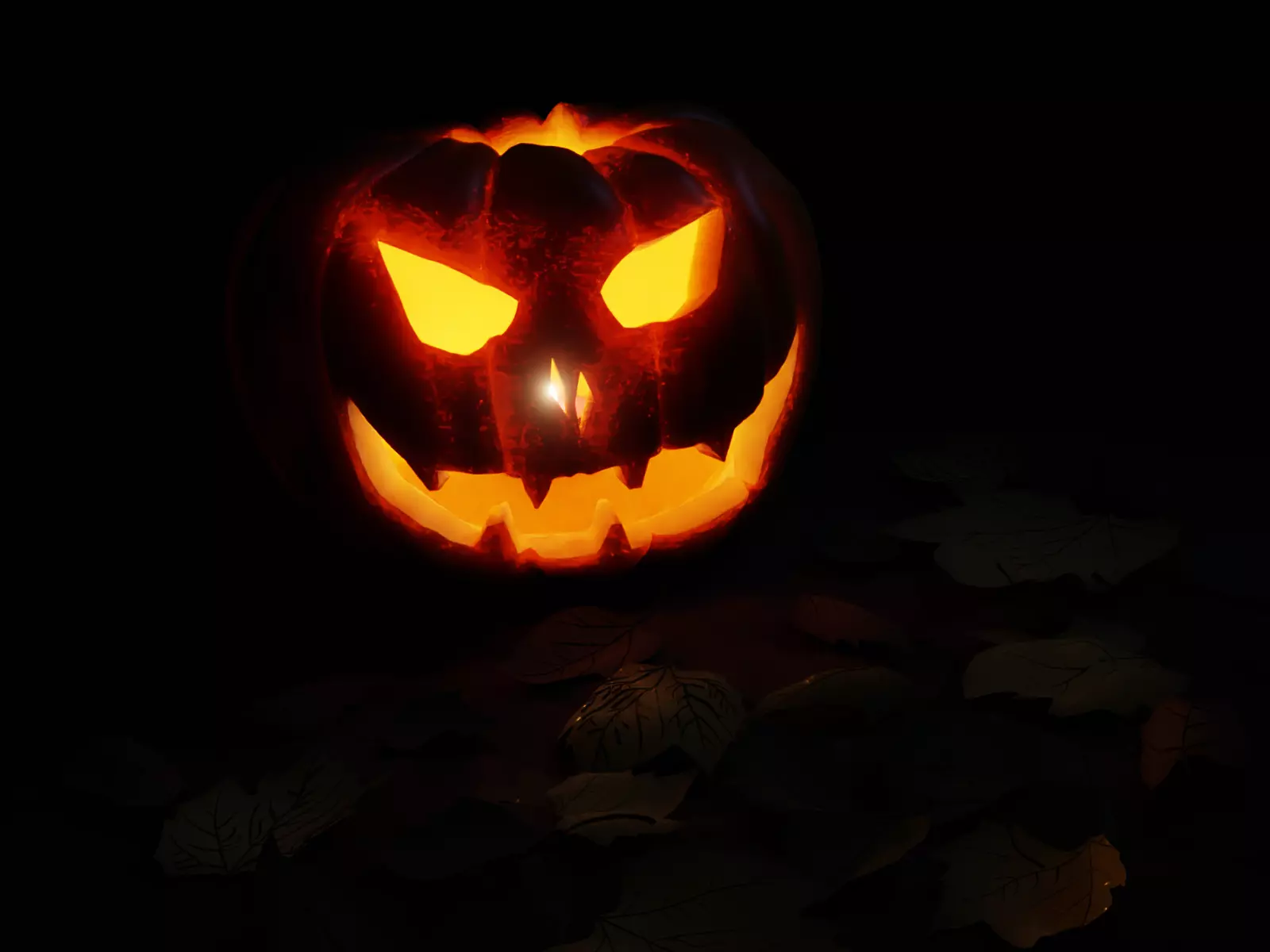 Pumpkin and halloween stuf Free 3D model