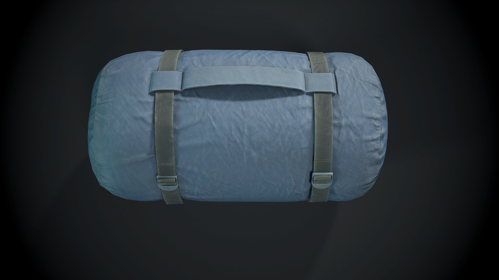 Sleeping bag 2 color options Low-poly 3D model_14