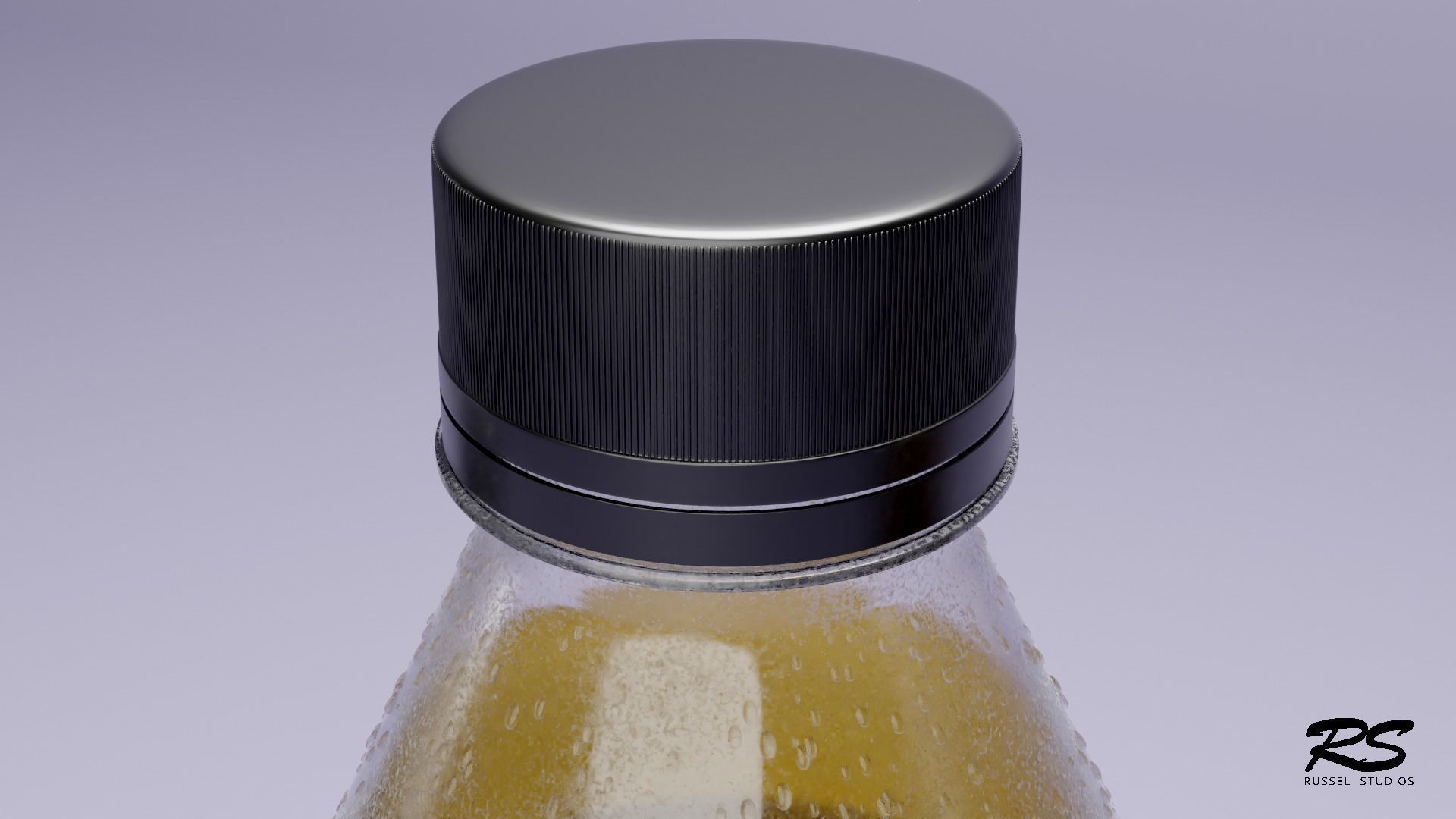 Plastic Bottle 3D Model - Complete - Low And High Poly Low-poly 3D model_4