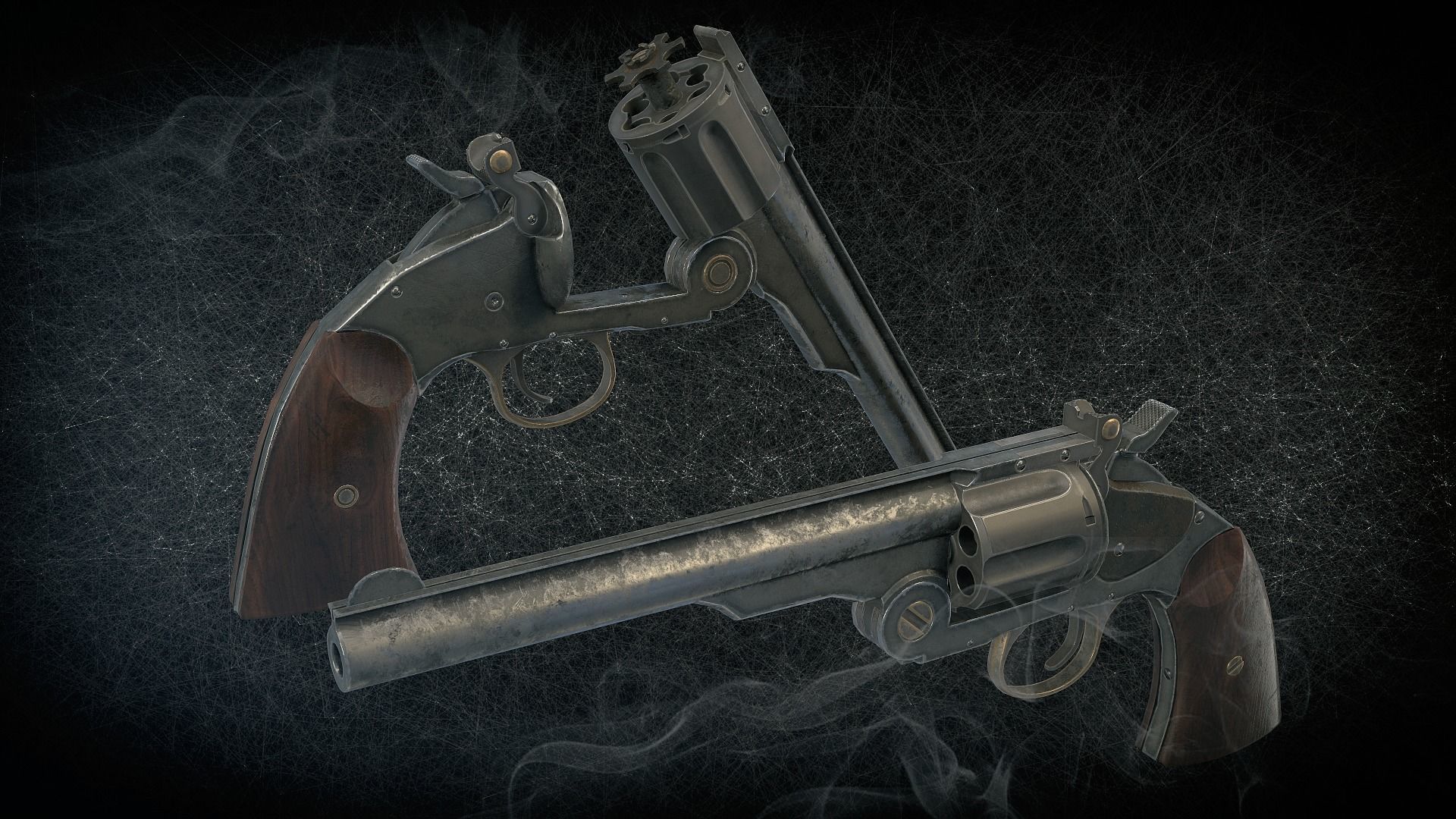 Smith and Wesson Schofield revolver model 3