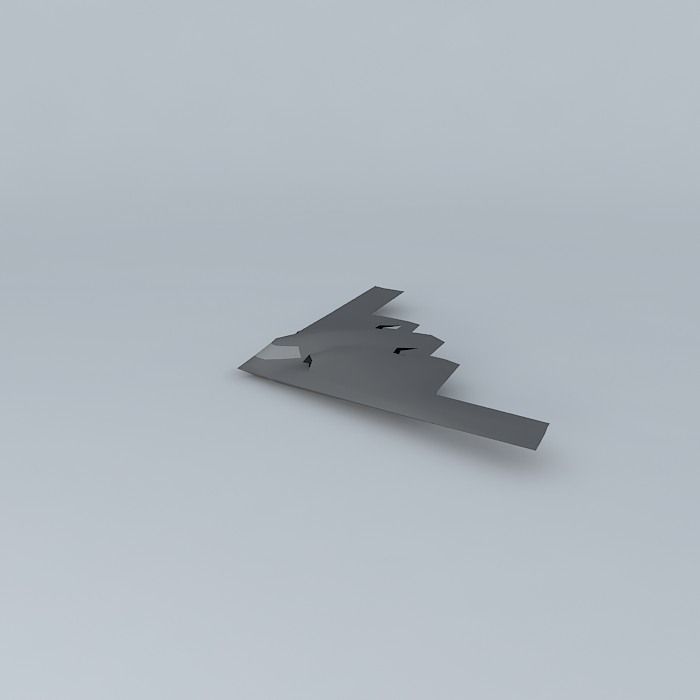 B2 Stealth Bomber Free 3D model_2