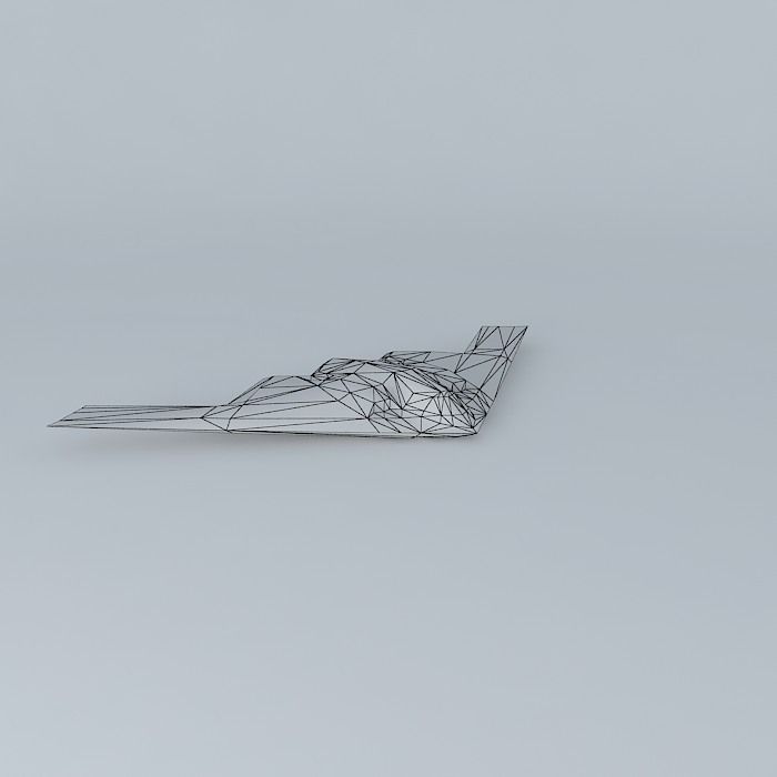 B2 Stealth Bomber Free 3D model_3