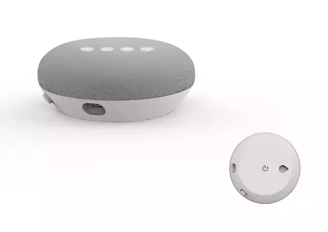 Google home mini white speaker 3D print model