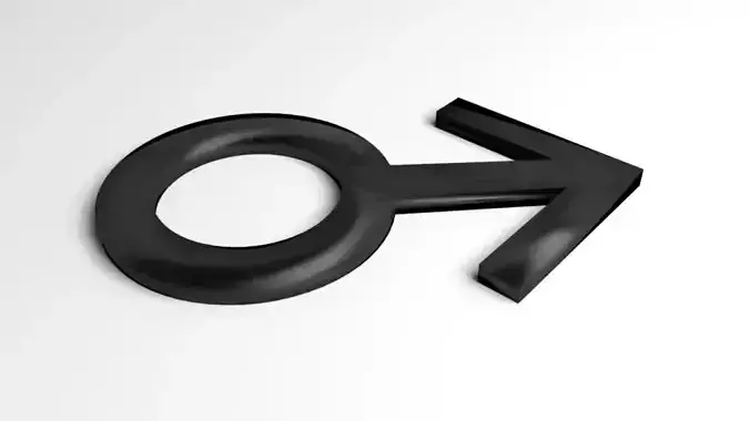 Symbol Male 3D model