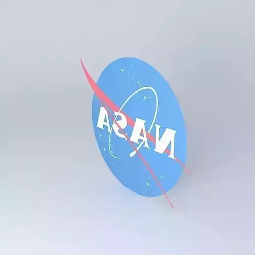NASA logo Free 3D model