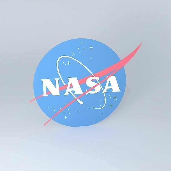 NASA logo Free 3D model_2