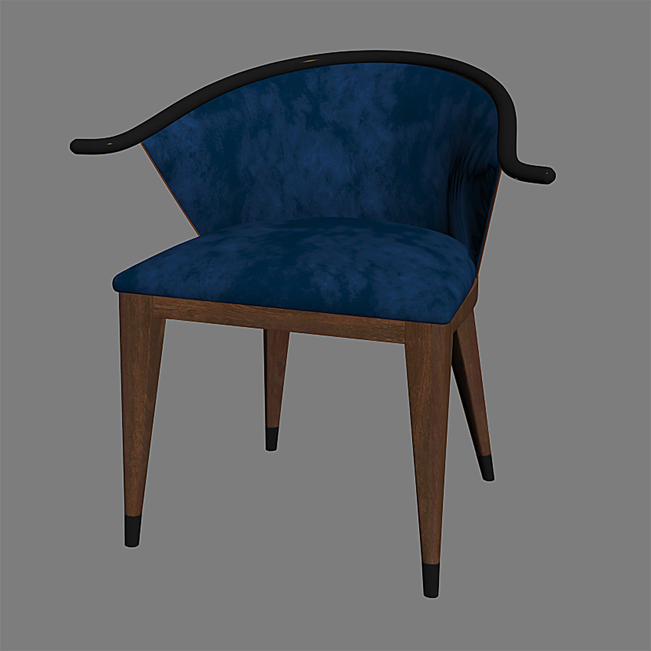 CHAIR 002 - Art Deco 3D model_3