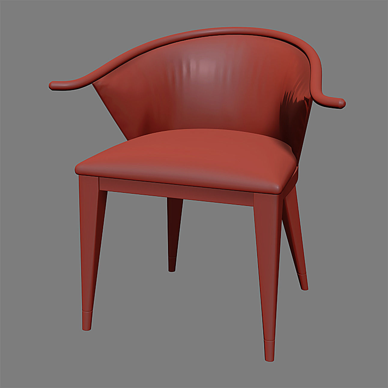 CHAIR 002 - Art Deco 3D model_4