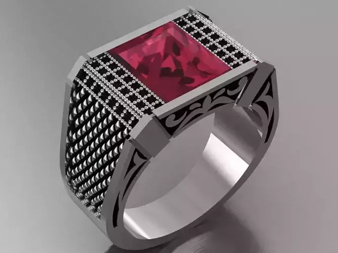 GC GOLD E012-diamond men ring