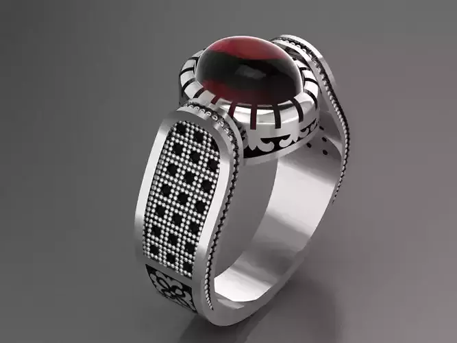 GC GOLD E013- diamond  men ring 