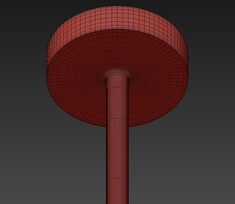 Cascading pendant light 3D model_4