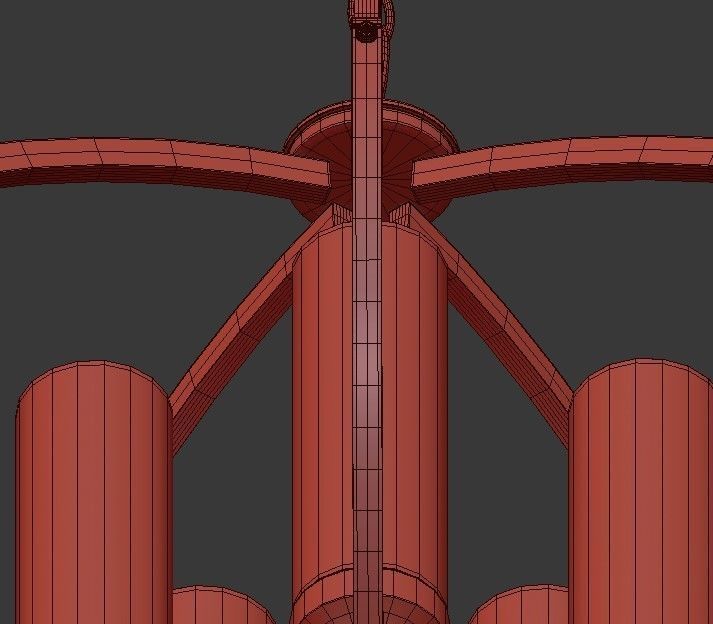 Evoke chandelier 3D model_5