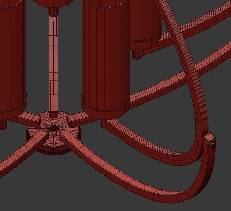 Evoke chandelier 3D model_7