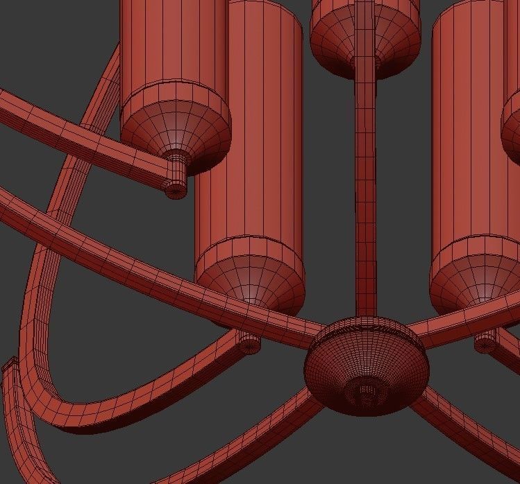 Evoke chandelier 3D model_6