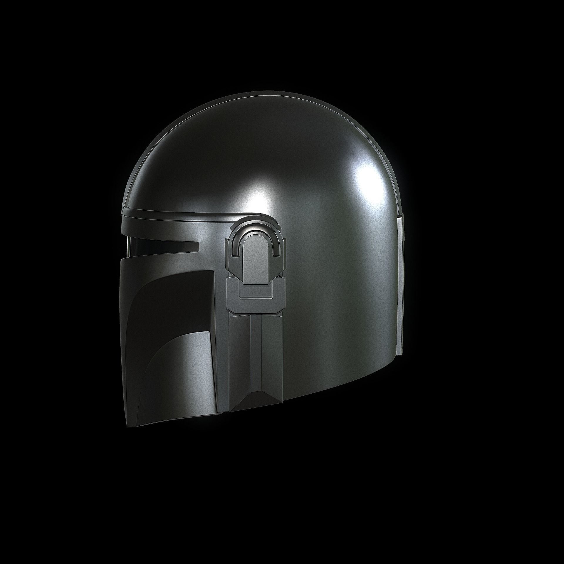 The Mandalorian Helmet 3D print model_8