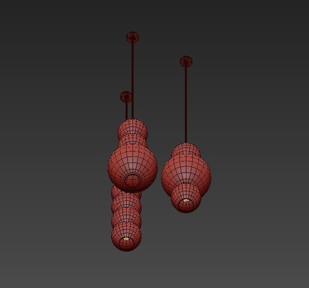 Formagenda spheres hanging from ceiling 3D model_3