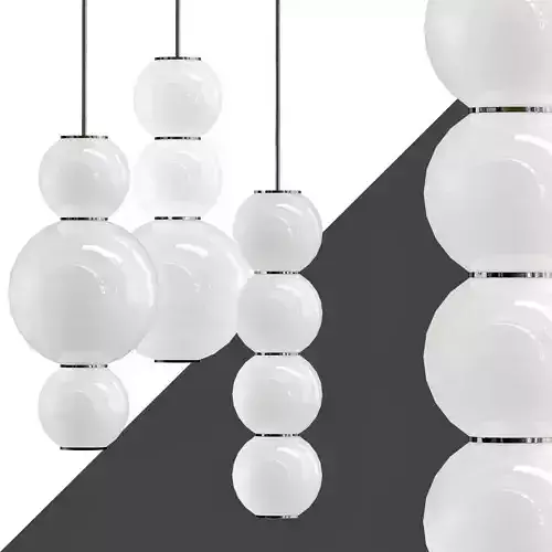 Formagenda spheres hanging from ceiling