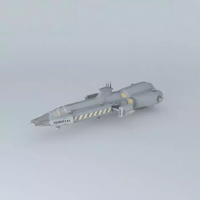 DEMOCLES frigate Free 3D model_0