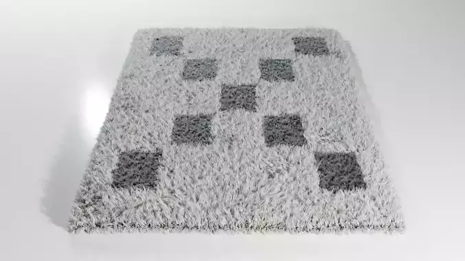Furry Pattern Carpet